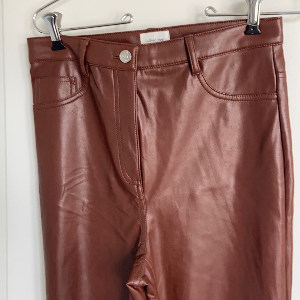 Wilfred Free Skinny Leg Vegan Leather Pants